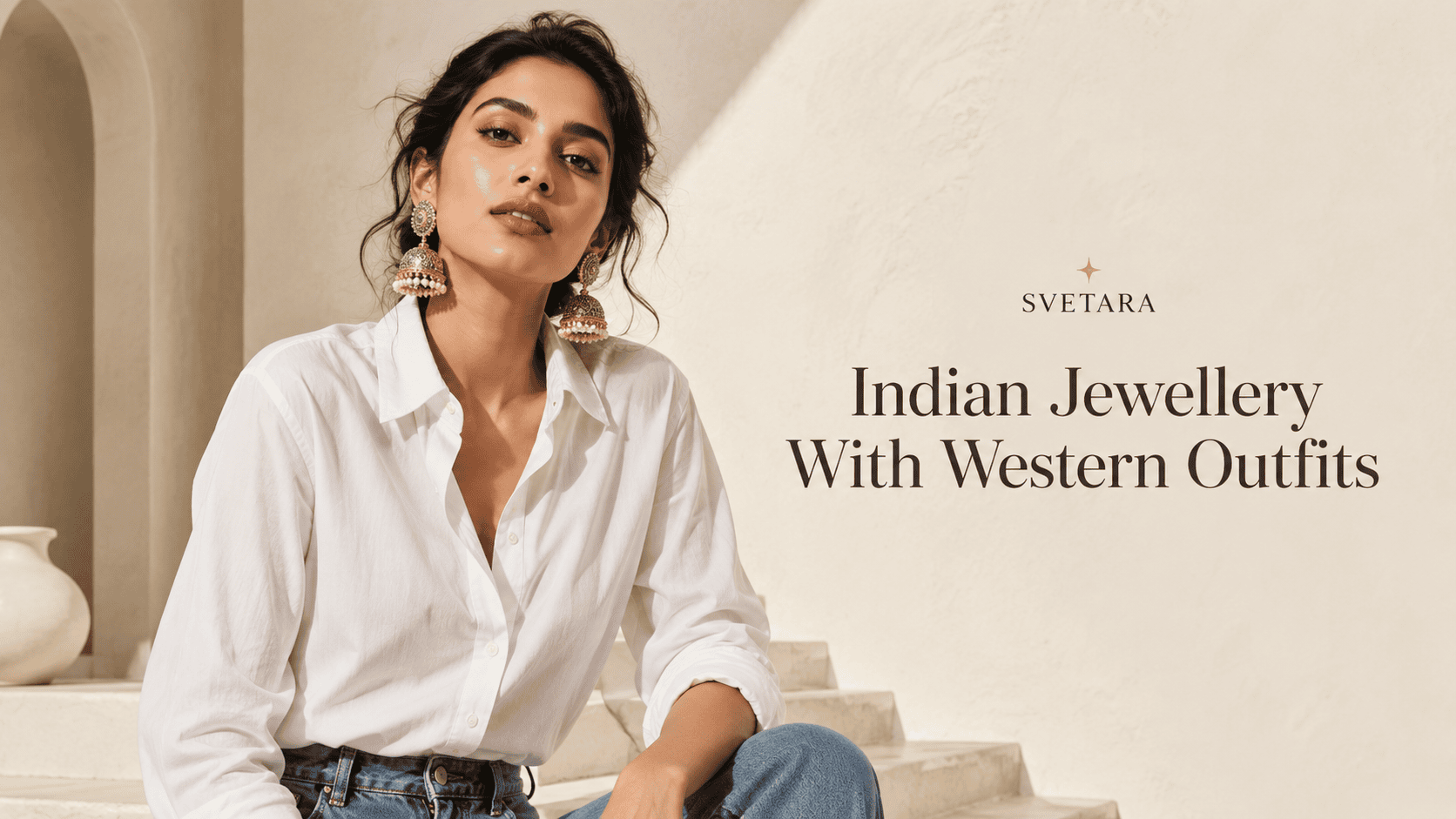 How to Style Indian Jewellery With Western Outfits: Dresses, Shirts, Jeans & Blazers